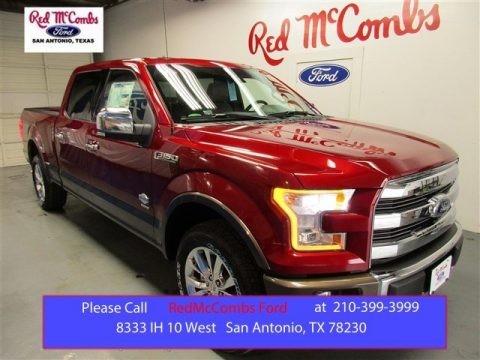 Ruby Red Ford F150 King Ranch SuperCrew 4x4.  Click to enlarge.