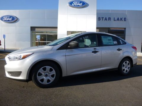 Ingot Silver Ford Focus S Sedan.  Click to enlarge.