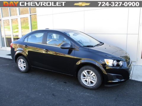 Mosaic Black Metallic Chevrolet Sonic LT Sedan.  Click to enlarge.