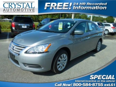 Magnetic Gray Metallic Nissan Sentra SV.  Click to enlarge.