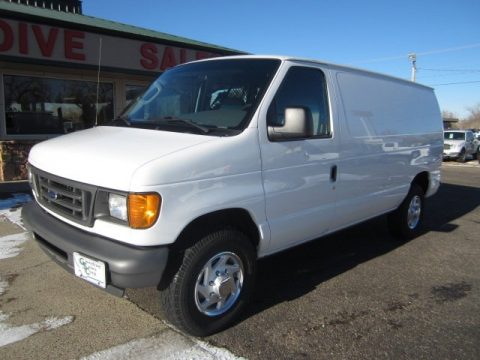 Oxford White Ford E Series Van E250 Commercial.  Click to enlarge.