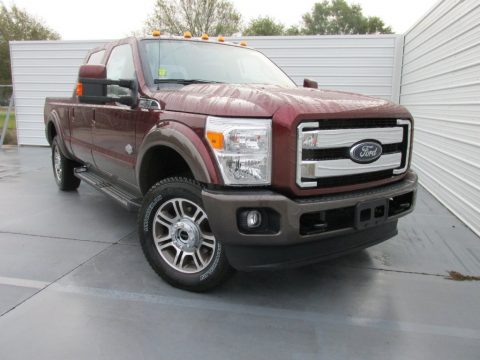 Bronze Fire Metallic Ford F250 Super Duty King Ranch Crew Cab 4x4.  Click to enlarge.