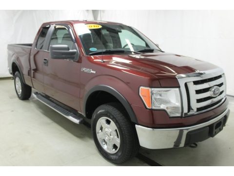 Royal Red Metallic Ford F150 XLT SuperCab 4x4.  Click to enlarge.