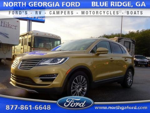 Karat Gold Metallic Lincoln MKC FWD.  Click to enlarge.