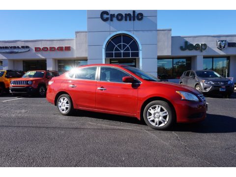 Red Brick Nissan Sentra SV. Click to enlarge. Red Brick Nissan Sentra SV. Click to enlarge.