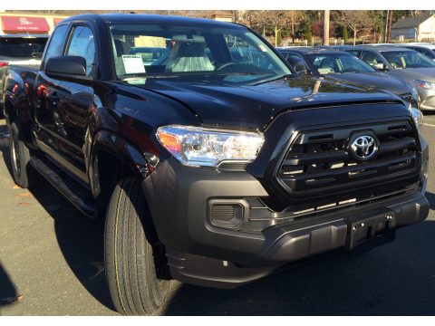 Black Toyota Tacoma SR Access Cab 4x4.  Click to enlarge.