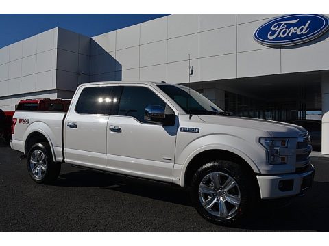 White Platinum Ford F150 Platinum SuperCrew 4x4.  Click to enlarge.