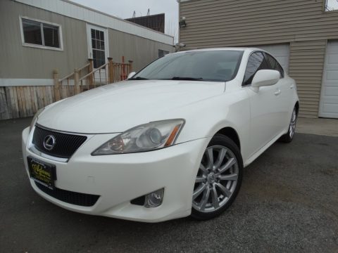 Crystal White Lexus IS 250 AWD.  Click to enlarge.