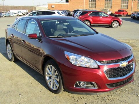 Butte Red Metallic Chevrolet Malibu Limited LTZ.  Click to enlarge.