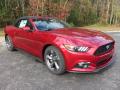 Front 3/4 View of 2016 Ford Mustang V6 Convertible #1