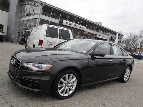 Oolong Gray Metallic Audi A6 3.0T Premium Plus quattro Sedan.  Click to enlarge.