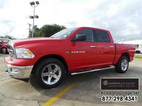 Flame Red Dodge Ram 1500 Outdoorsman Crew Cab 4x4.  Click to enlarge.