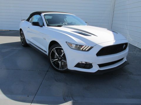 Oxford White Ford Mustang GT/CS California Special Convertible.  Click to enlarge.