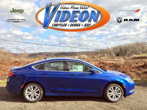 Vivid Blue Pearl Chrysler 200 Limited.  Click to enlarge.