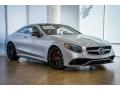 Front 3/4 View of 2016 Mercedes-Benz S 63 AMG 4Matic Coupe #12