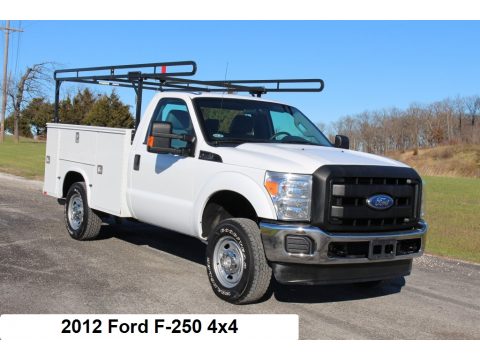 Oxford White Ford F250 Super Duty XLT Regular Cab 4x4.  Click to enlarge.