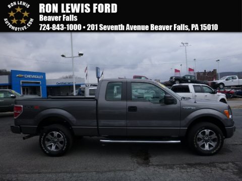 Sterling Gray Metallic Ford F150 STX SuperCab 4x4.  Click to enlarge.