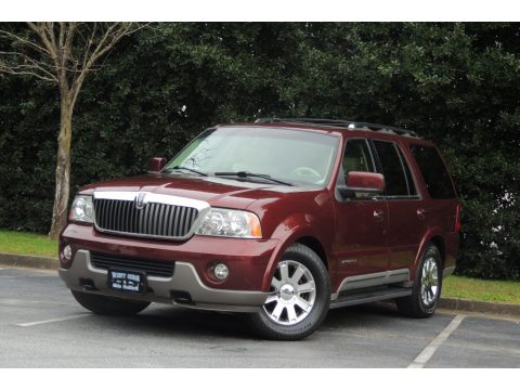 Autumn Red Metallic Lincoln Navigator Luxury 4x4.  Click to enlarge.