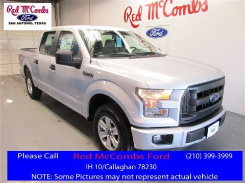 Ingot Silver Ford F150 XL SuperCrew.  Click to enlarge.