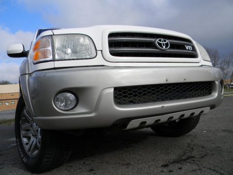 Natural White Toyota Sequoia SR5.  Click to enlarge.