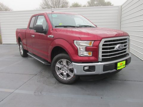 Ruby Red Ford F150 XLT SuperCab.  Click to enlarge.