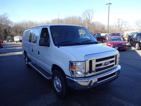 Oxford White Ford E-Series Van E250 Cargo Van.  Click to enlarge.