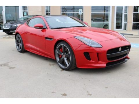 Caldera Red Jaguar F-TYPE R Coupe.  Click to enlarge.