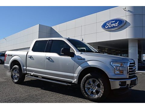 Ingot Silver Ford F150 XLT SuperCrew 4x4.  Click to enlarge.