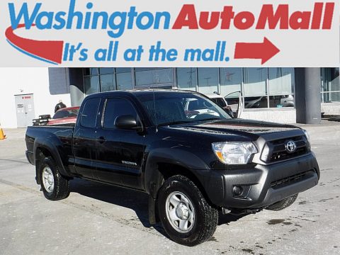 Black Toyota Tacoma Access Cab 4x4.  Click to enlarge.
