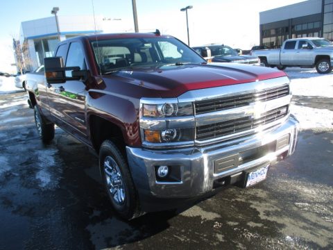 Siren Red Tintcoat Chevrolet Silverado 3500HD LT Double Cab 4x4.  Click to enlarge.