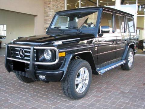 Black Mercedes-Benz G 550.  Click to enlarge.