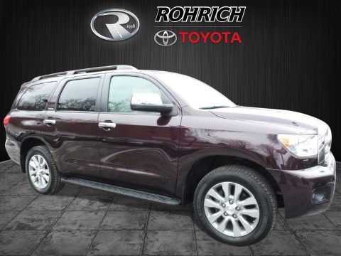 Sizzling Crimson Mica Toyota Sequoia Limited 4WD.  Click to enlarge.