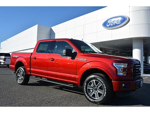 Ruby Red Ford F150 XLT SuperCrew 4x4.  Click to enlarge.