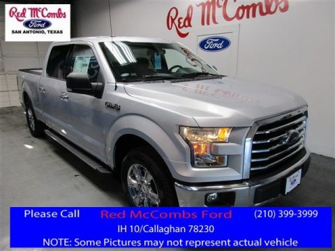 Ingot Silver Ford F150 XLT SuperCrew.  Click to enlarge.