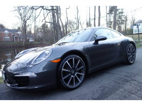 Agate Grey Metallic Porsche 911 Carrera Coupe.  Click to enlarge.
