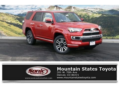 Barcelona Red Metallic Toyota 4Runner Limited 4x4.  Click to enlarge.