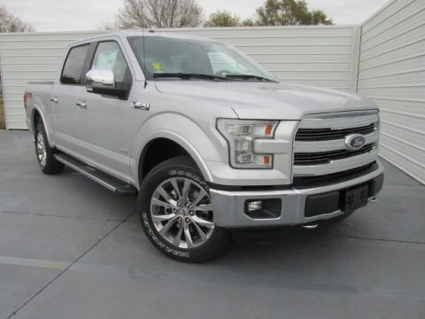 Ingot Silver Ford F150 Lariat SuperCrew 4x4.  Click to enlarge.