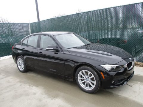 Jet Black BMW 3 Series 320i xDrive Sedan.  Click to enlarge.