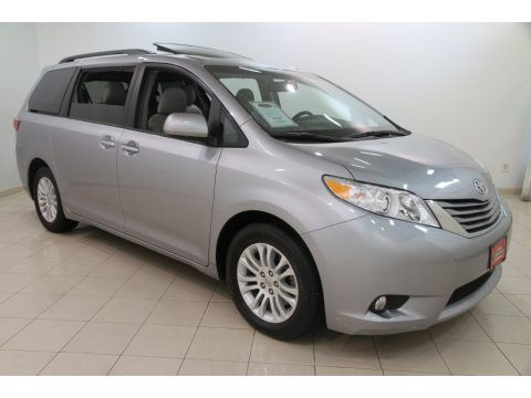 Silver Sky Metallic Toyota Sienna XLE.  Click to enlarge.
