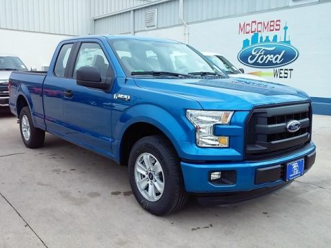 Blue Flame Ford F150 XL SuperCab.  Click to enlarge.