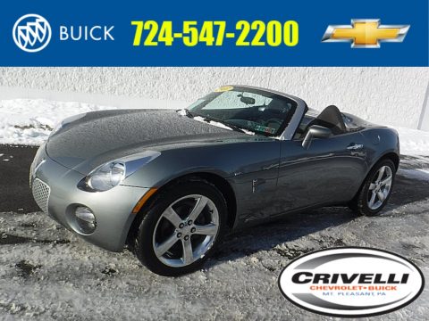 Sly Gray Pontiac Solstice Roadster.  Click to enlarge.