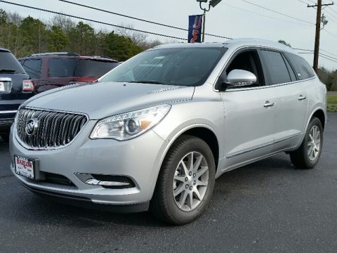 Sparkling Silver Metallic Buick Enclave Leather.  Click to enlarge.