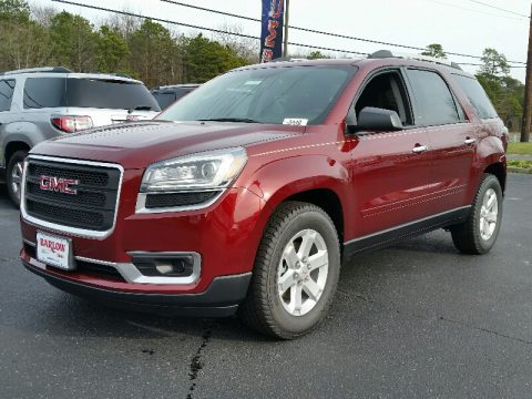 Crimson Red Tintcoat GMC Acadia SLE.  Click to enlarge.