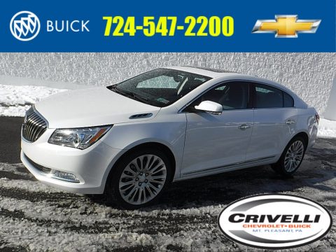 White Frost Tricoat Buick LaCrosse Premium I Group AWD.  Click to enlarge.