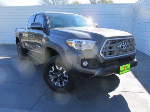 Magnetic Gray Metallic Toyota Tacoma TRD Off-Road Access Cab 4x4.  Click to enlarge.