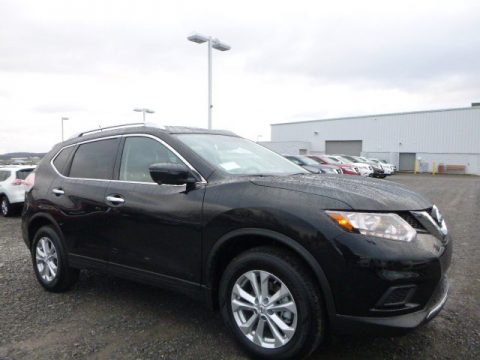 Magnetic Black Nissan Rogue SV AWD.  Click to enlarge.