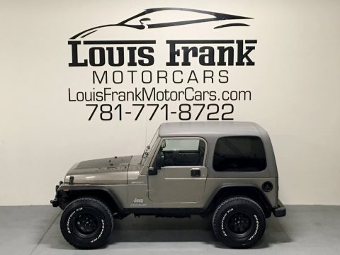 Light Khaki Metallic Jeep Wrangler Sport 4x4.  Click to enlarge.