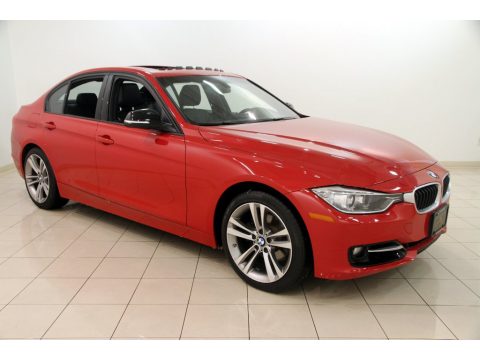 Melbourne Red Metallic BMW 3 Series 328i xDrive Sedan.  Click to enlarge.
