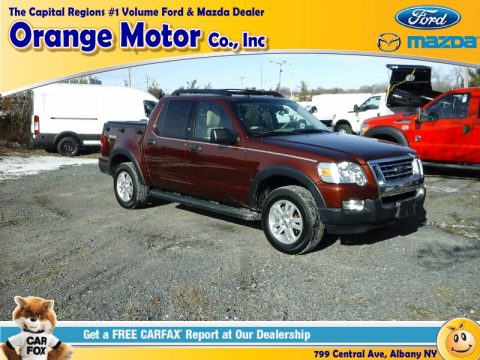 Dark Copper Metallic Ford Explorer Sport Trac XLT 4x4.  Click to enlarge.