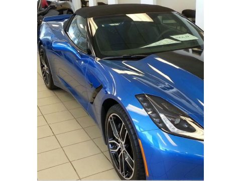 Laguna Blue Tintcoat Chevrolet Corvette Stingray Convertible.  Click to enlarge.
